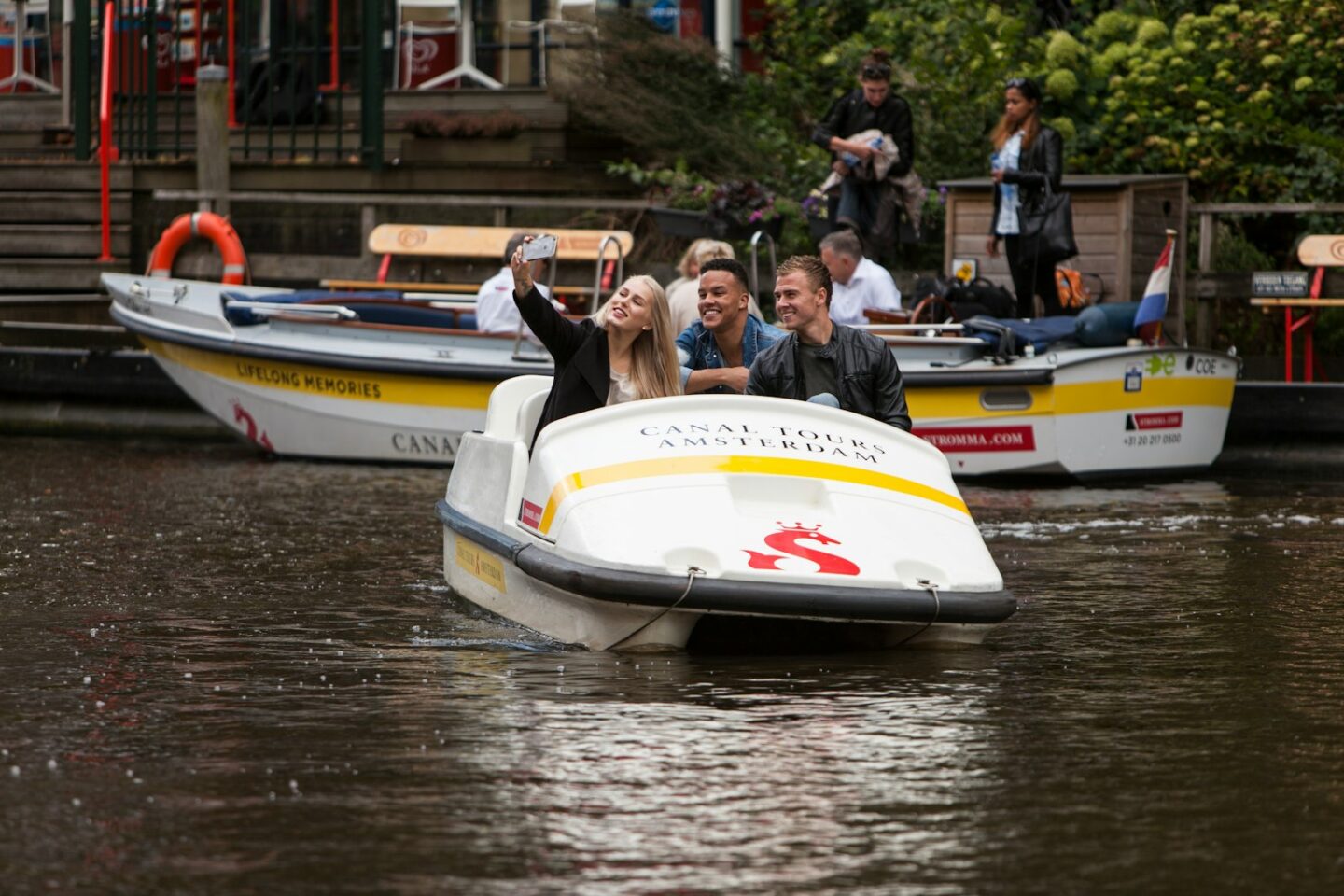 Amsterdam: Pedal Boat Rental from Rijksmuseum