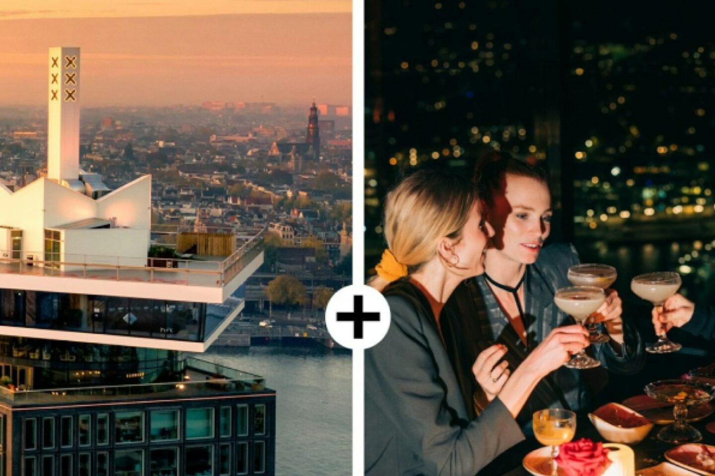 A’DAM Lookout: Entry Ticket + Lunch or Dinner at Madam Amsterdam