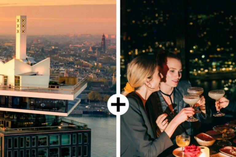 A’DAM Lookout: Entry Ticket + Lunch or Dinner at Madam Amsterdam