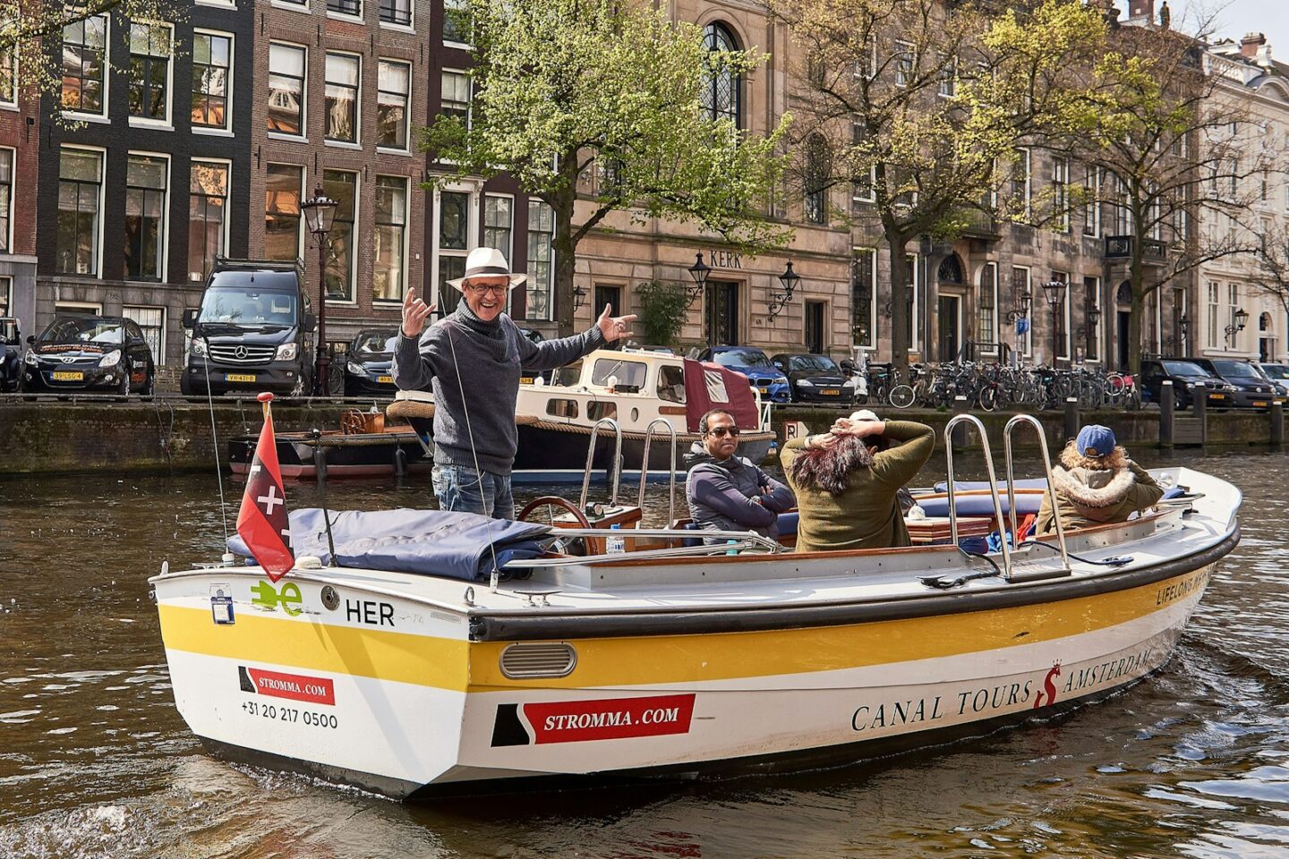 Amsterdam: Open Boat Tour