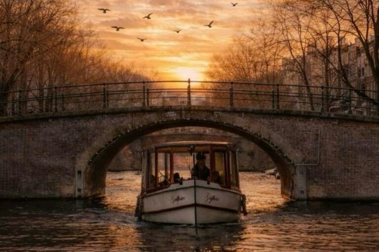 Amsterdam: Flagship Evening Open Boat Cruise
